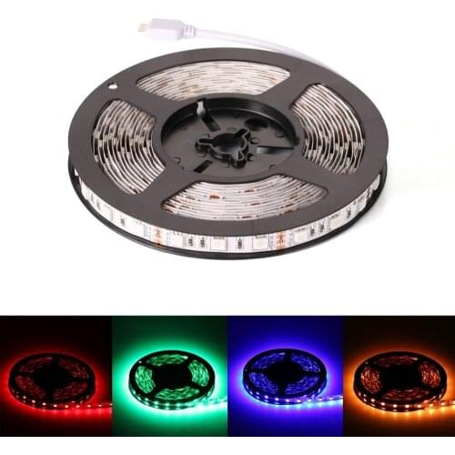 IP20/65 DC24V led strip 5050 24v SMD 5M 300led 60led/M white/Warm white/RGB flexible led ribbon waterproof fite de