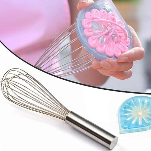 Stainless steel egg whisk set with hanging hole spatula Manual whisk Kitchen baking utensils Cream butter mixer Kitchen tools