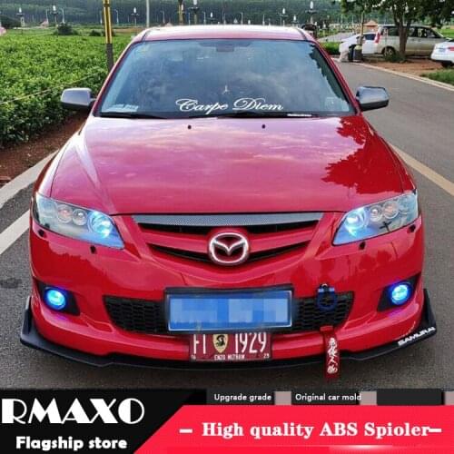 For Mazda 6 Front shovel Body kit spoiler 2006-2013 Mazda6 6 ABS Rear lip rear spoiler front Bumper Diffuser Protector