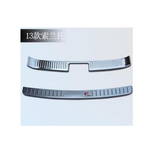 High quality stainless steel Rear bumper Protector Sill For 2013-2014 KIA Sorento