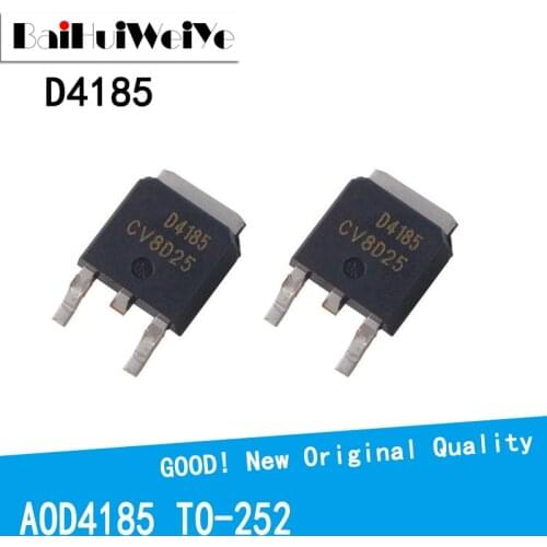 10PCS/LOT AOD4185 D4185 4185 40A 40V TO-252 TO252 MOS FET New and Original IC Chipset