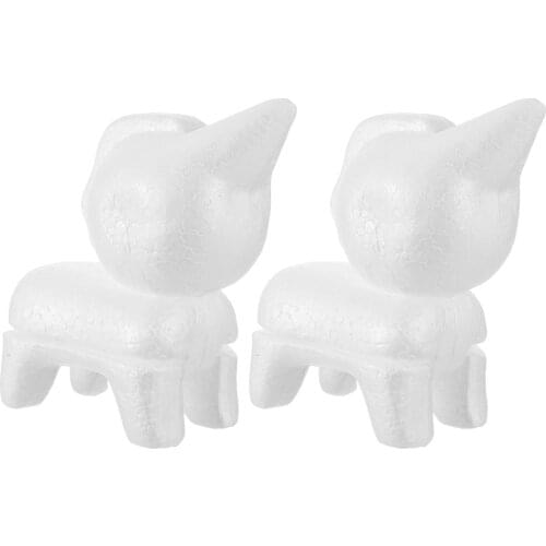 2Pcs Foam Unicorn DIY PE Foam Unicorn Model Arts and Crafts Supplies Ornament
