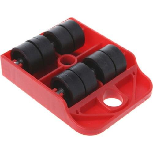5pcs Furniture Lifter Slider Kit Heavy Stuff Mover Tool Wheeled Roller Wheel Bar A2UD