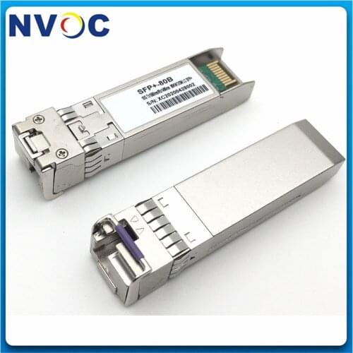 80KM 10G 1490nm/1550nm BIDI SFP DDM LC WDM SFP+,10Gbps SFP+ 80Km Single Fiber Single Mode LC SFP Module Transceiver