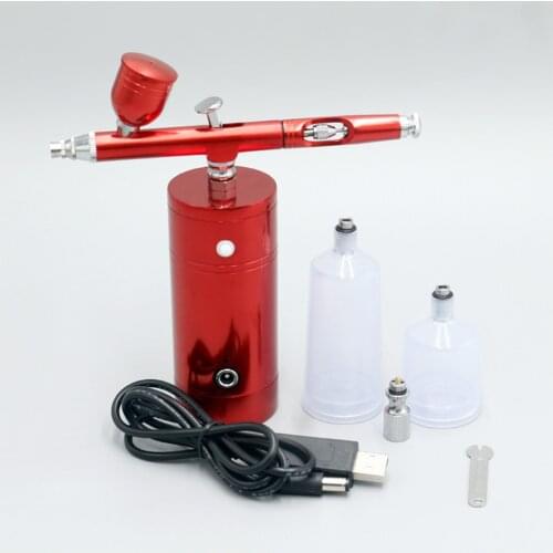 Spray Gun Kit Mini Action Air Brush Airbrush Compressor Paint Art For Art Craft Model Paint Spraying Hobby