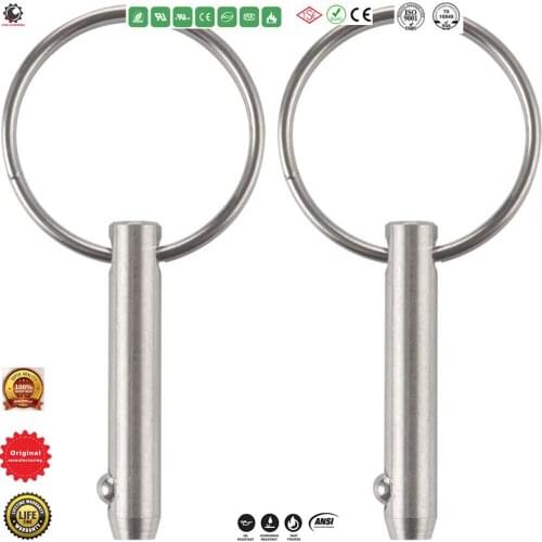 Quick Release Pins,Diameter 5/16"(8mm),Bimini Top Pin,Marine Hardware,316 Stainless Steel,Marine Hardware,Deck Hardware