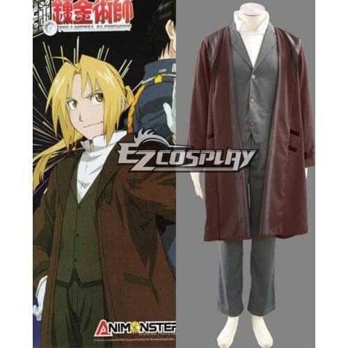 Fullmetal Alchemist Edward Elric Cosplay Costume E001