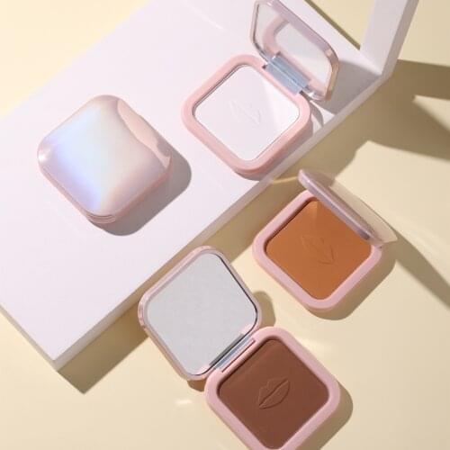 Private Label Facial Pressed Powder Palette Makeup Matte Long Lasting Contouring Bronzer Smooth Finish Face Concealer Cosmetics