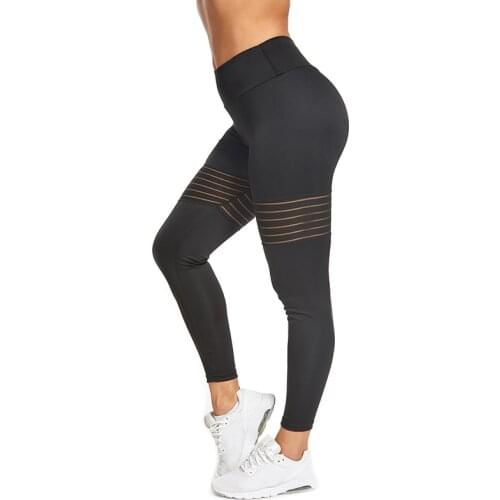 Black Workout Leggings Sport Women Fitness Tights Fashion Casual Yoga Pants Running Jogging Gym Wear
