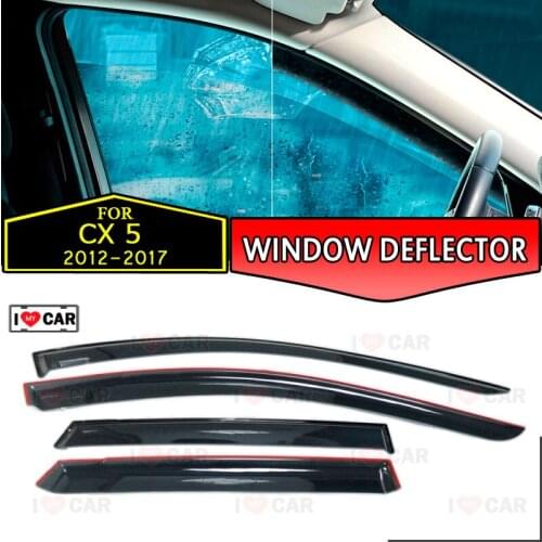 Window deflector for Mazda CX-5 2012-2017 car window deflector wind guard vent sun rain visor cover car styling