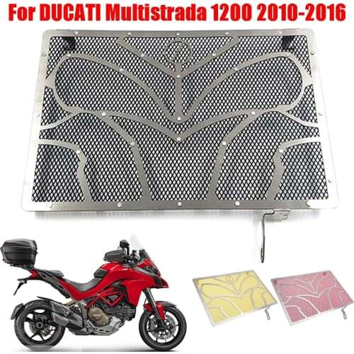 For DUCATI Multistrada 1200 MTS1200 MTS 1200 2010-2016 2015 Motorcycle Radiator Grille Guard Grill Protection Cover Protector