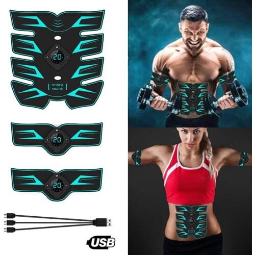 Home Gym Stimulator Muscle Trainer Exercise Bodybuilding Smart Massage Machine Wireless Workout Sport Press Fitness Equipment