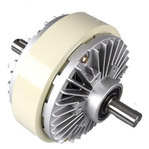 Double shaft magnetic powder clutch 40kg magnetic powder brake 24V motor tension control dynamic powder single brake