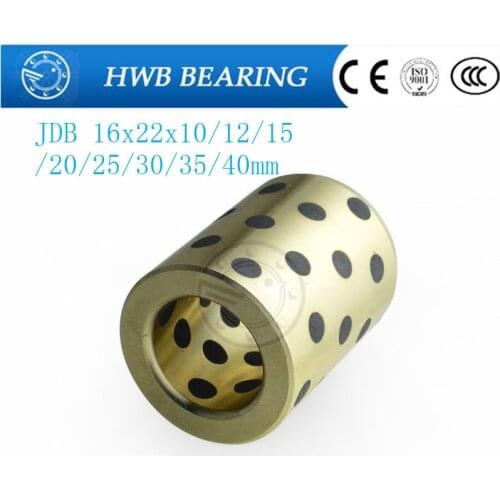 JDB162210 JDB162212 JDB162215 JDB162220 JDB162225 JDB162230 JDB162235 JDB162240 graphite bronze bushing Copper Bushing