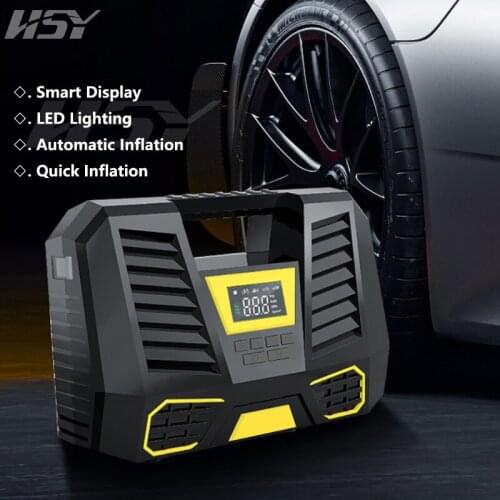 Digital Tire Inflator DC 12 Volt Car Portable Air Compressor Pump 150 PSI Car Air Compressor for Auto Car Motorcycles Bicycles