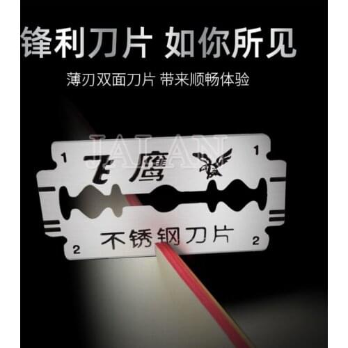 100pcs Blade Flying Razor Blade Single / Double Eagle Blade For Mobile Phone Repair Oca Glue Remove LCD Cleaning Blade
