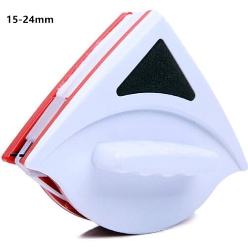 Magnetic Window Cleaner Glass Cleaning Brush Wiper Squeegee Cleaning Tool for Single Glazed Windows with 5-12mm Thickness