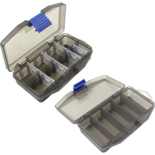 Compartments Organizer Container Visible Plastic Fishing Lure Box Tackle Bead Screw Baits Holder Case
