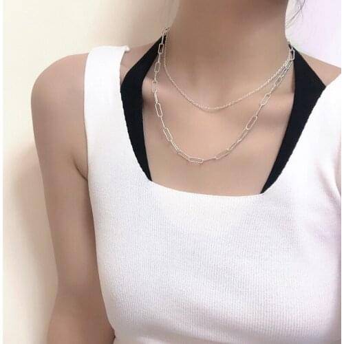 Beautiful Temperament Brief Chain Necklaces Wholesale Bulk Layered Necklace