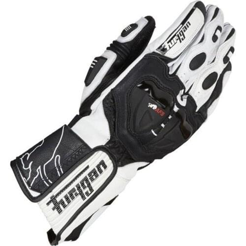 Free shipping 1pair Furygan AFS19 GP PRO Genuine Leather Gloves Carbon FIber Racing Motorbike Motocross Motorcycle Gloves