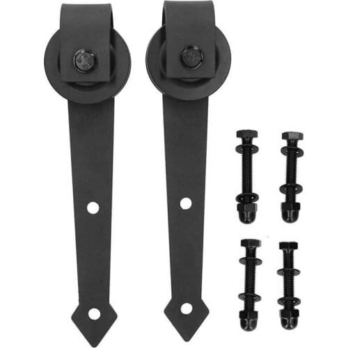 Drawer Handles Barn Door Hanging Wheel Carbon Steel Pulley Roller with Screw Sliding Door Hardware Kit Door Knob