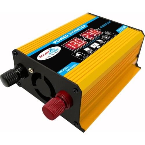 6000W Digital Car Inverter 12V To 220V Modified Sine Wave Inverter Voltage Converter + Lcd Display