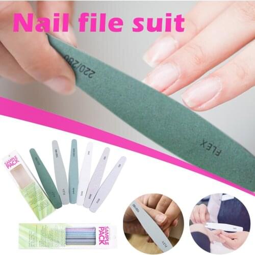 Nail File Strip Polishing Polishing Strip Sponge Tofu Block Polishing Set Sanding Grinding Polishing Manicure Care Tools