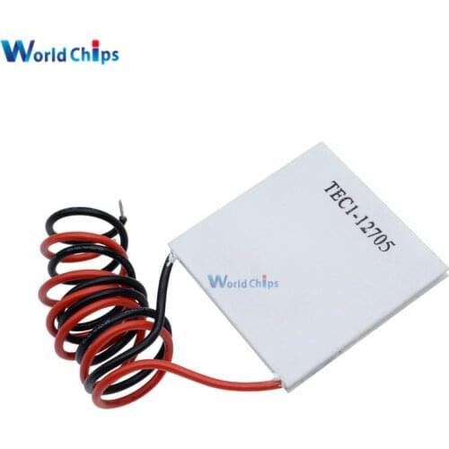 TEC1-12705 Thermoelectric Cooler Peltier TEC1 12705 12V 5A TEC12705 40*40M Peltier Elemente Module Heatsink Cooling Plate