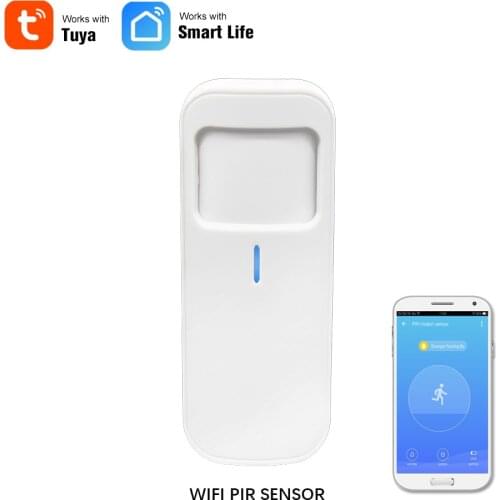 Tuya Smart lift APP Remote Control WiFi Smart PIR Motion Sensor Infrared Home Detector for WiFi Home Alarm System