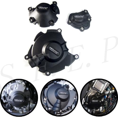 Motorcycle Engine Case Guard Protector Cover GB Racing For Yamaha MT-10 MT10 2015-2020 2016 2017 2018 2019 Black