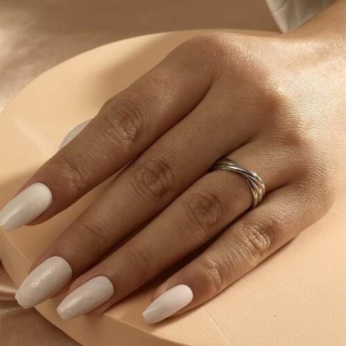 MANGOSKY 925 Silver Fashion Ring for Women Adjustable 1Piece