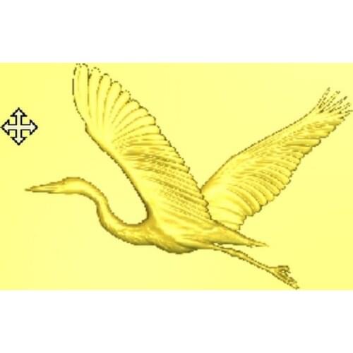 3d model relief for cnc in STL file Aist