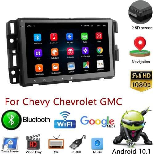8" Android 10.1 Car Stereo Radio Wifi Multimedia MP5 Player for GMC Chevrolet Chevy Yukon Sierra Acadia GPS Navigation Head Unit