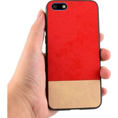 Huawei Honor 7C AUM-L41 5.7" Colored Case Silicone TPU Frame with PC Back Cover Case For Huawei Honor 7A Pro AUM L29 Y6 2018