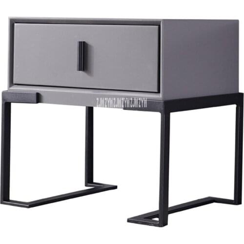 YL008 Wood Bedside Cup board Simple Painting Nightstand Cabinet Bedroom Bedside Night Table Modern Bedside Locker With Drawer