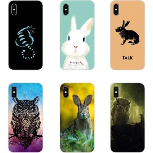 For Xiaomi Mi4 Mi5 Mi5S Mi6 Mi A1 A2 5X 6X 8 9 Lite SE Pro Mi Max Mix 2 3 2S Accessories Phone Cases Covers Cute Cat Owl Rabbit