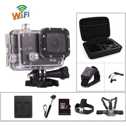 Action camera deportiva Original GitUp Git1 Novatek remote 1.5 inch LCD Screen WiFi 1080P 60fps SportS Go Waterproof Pro Camera