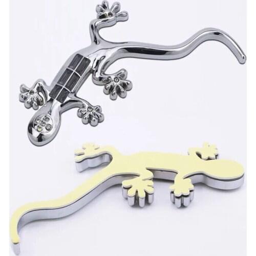 Gecko 8 LED Solar Power Flash Alarm Warning Light Auto Sticker Decoration Lamp for Motorcycle Automobiles YS-BUY