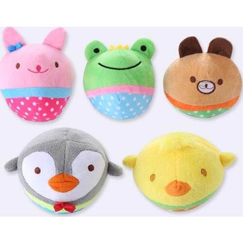 Cute Animal Shape Plush Dog Toys Puppy Chihuahua Yorkie Interactive Chew Toy Funny Small Large Pets Accessories Supplies