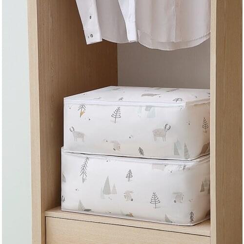 New Large Quilt Storage Bag For Pillow Blanket Clothe Dustproof Waterproof Portable Foldable Big Wardrobe Closet Organizer Pouch