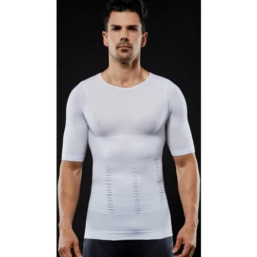 Tight-fitting Body Waist for Cycling/fitness/running Waist Slimming Seamless Breathable Vest Short-Sleeved Mens Corset