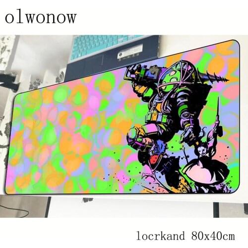 Bioshock mousepad gamer Professional 800x400x2mm gaming mouse pad Domineering notebook accessories laptop padmouse ergonomic mat