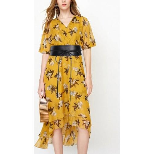 Self Tie PU Leather Belts For Women Luxury Designer Brand Soft Solid PU Wide Corset Waist Belt Female Tie Band