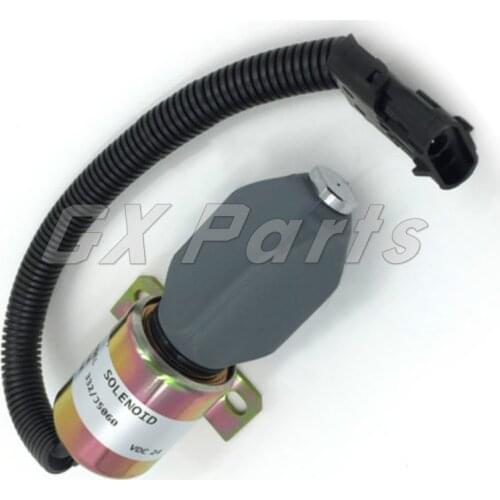 24V Fuel Shut Off Solenoid 716/30091 For JCB Stopper Motor JS130 JS160 JS180 JS240 JS260 JS330