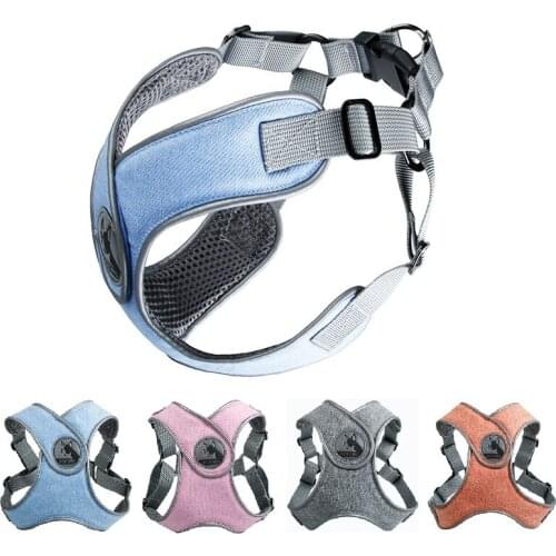 Pet Harness for Dogs Reflective Collar for Dogs Pet Accessories Adjustable Dog Harness for Small Medium Dog Harnesses Vest