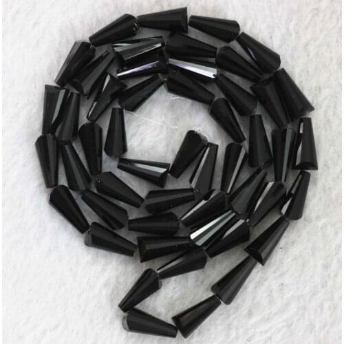 Unique 10*20mm glass crystal waterdrop teardrop loose beads 13 colors diy high grade jewelry making 50pcs B993