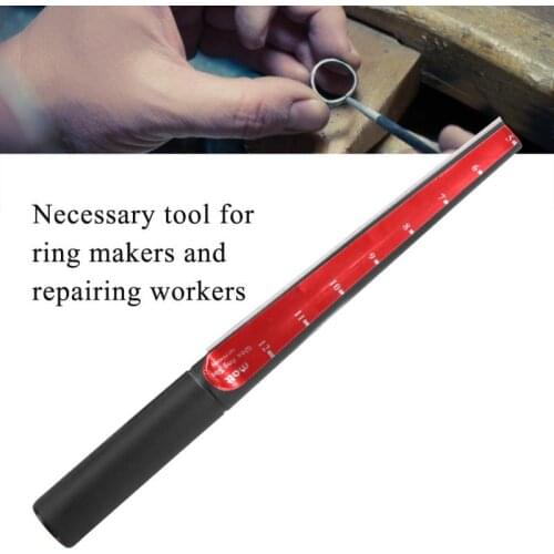 Wax Ring Sizer Finger Stick Ruler Carving Cutter Tube Sizer Measurer Stok Mandrel Enlarge Holes Jewelry Ring Making Process Tool