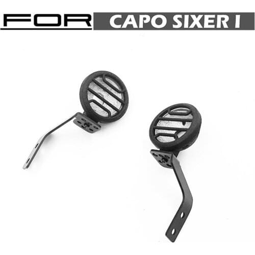 High Simulation A-pillar Spotlight Body Shell Spot LED Light for 1: 6 Capo Samurai Sixer I Jimny RC Car Modification Part