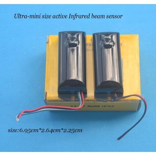 1 pair Waterproof Single Infrared Beam sensor Photoelectric Infrared Barrier Detector