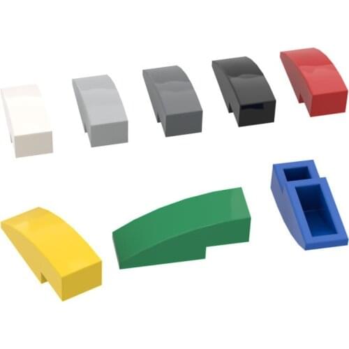 10PCS Building Blocks 50950 3x1 Curved Oblique High-Tech Bricks Assembles Particles DIY Education Parts Toy For Children Gift